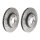2 brake discs perforated Ø 294 mm 22 mm BREMBO for MINI MINI and others