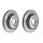 2 brake discs ventilated Ø 336 mm 22 mm coated BREMBO for BMW 3 series