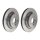 2 brake discs ventilated Ø 300 mm 22 mm BREMBO for MB E-CLASS and others