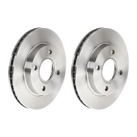 2 brake discs ventilated Ø 240 mm 20 mm BREMBO for...