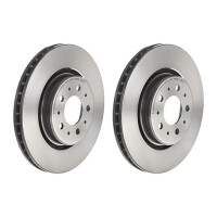2 brake discs ventilated Ø 302 mm 26 mm BREMBO for...