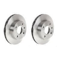 2 Bremsscheiben innenbelüftet Ø 240 mm 24 mm...