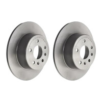 2 brake discs full Ø 286 mm 10 mm coated BREMBO...