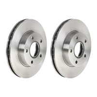 2 Bremsscheiben innenbelüftet Ø 260 mm 24 mm...