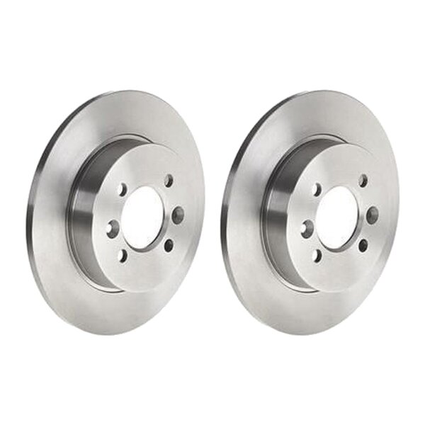 2 brake discs full Ø 265 mm 10.5 mm BREMBO for e.g. RENAULT LAGUNA