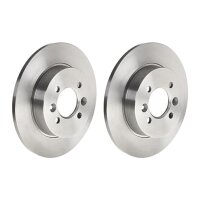 2 brake discs full Ø 265 mm 10.5 mm BREMBO for...