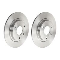 2 brake discs full Ø 238 mm 8 mm BREMBO for...