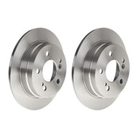 2 brake discs full Ø 258 mm 9 mm BREMBO for...