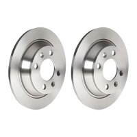 2 brake discs full Ø 258 mm 9 mm BREMBO suitable...