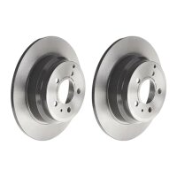 2 brake discs full Ø 295 mm 9.6 mm coated BREMBO...