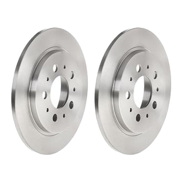 2 brake discs full Ø 265 mm 10 mm BREMBO for VOLVO 740 and others