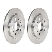 2 brake discs full Ø 265 mm 10 mm BREMBO for VOLVO...