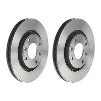 2 brake discs ventilated Ø 266 mm 22 mm BREMBO for...