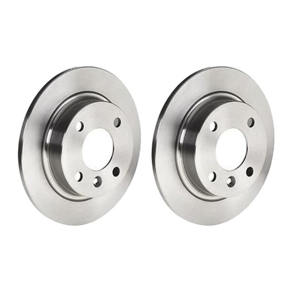 2 brake discs full Ø 228 mm 9 mm BREMBO for VOLVO 440 and others