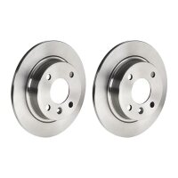 2 brake discs full Ø 228 mm 9 mm BREMBO for VOLVO...