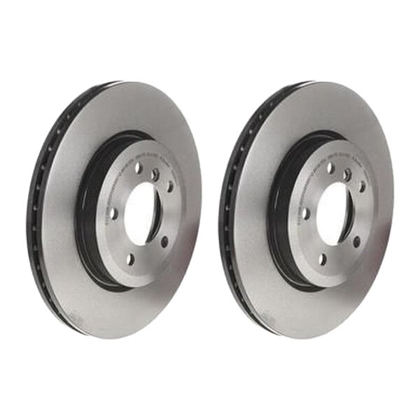 2 brake discs ventilated Ø 325 mm 25 mm coated BREMBO for BMW 3 series
