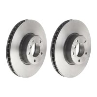 2 brake discs ventilated Ø 324 mm 30 mm coated...