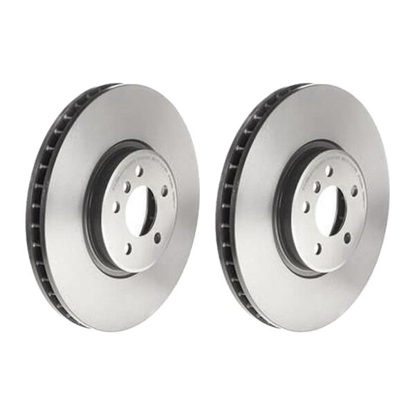 2 brake discs ventilated Ø 365 mm 36 mm coated BREMBO for BMW X5 and others