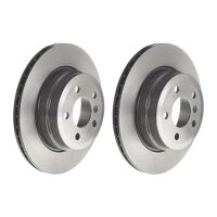 2 brake discs ventilated Ø 320 mm 20 mm coated...