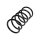 Suspension Spring Rear Axle Coil Spring TRISCAN for VOLVO V70