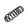Suspension Spring Rear Axle Coil Spring TRISCAN for VOLVO S70 and others