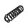 Suspension Spring rear axle coil spring TRISCAN for e.g. VOLVO 240
