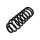 Suspension Spring rear axle coil spring TRISCAN for e.g. VOLVO V70