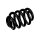 Suspension Spring rear coil spring Ø 20.5 mm EIBACH for e.g. VW TRANSPORTER