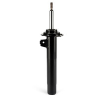 Shock absorber front right gas with tension stop spring KYB for e.g. BMW 3