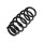 Suspension Spring front axle coil spring TRISCAN for e.g. ALFA ROMEO 159