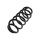 Suspension Spring front axle coil spring TRISCAN for AUDI A6 and others