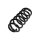 Suspension Spring front axle coil spring TRISCAN for AUDI A6 and others