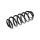 Suspension Spring front axle coil spring TRISCAN for AUDI A6 and others