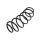Suspension Spring Front Axle Coil Spring TRISCAN for CITROËN C3 and others