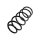 Suspension Spring Front Axle Coil Spring TRISCAN for CITROËN C8 and others