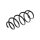 Suspension Spring Front Axle Coil Spring TRISCAN for FIAT BRAVO