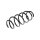 Suspension Spring Front Axle Coil Spring TRISCAN for FORD FIESTA and others