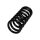 Suspension Spring Front Axle Coil Spring TRISCAN for LADA NIVA