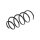 Suspension Spring Front Axle Coil Spring TRISCAN IAM-Expertise for MINI