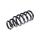 Suspension Spring front axle coil spring TRISCAN for e.g. MITSUBISHI L200