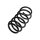 Suspension Spring Front Axle Coil Spring TRISCAN for e.g. OPEL ASTRA