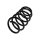 Suspension Spring Front Axle Coil Spring TRISCAN for e.g. OPEL ZAFIRA