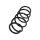 Suspension Spring Front Axle Coil Spring TRISCAN for e.g. OPEL CORSA
