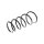 Suspension Spring Front Axle Coil Spring TRISCAN for SUZUKI SPLASH and others