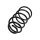 Suspension Spring Front Axle Coil Spring TRISCAN for PEUGEOT 307