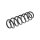 Suspension Spring rear axle coil spring TRISCAN for e.g. SKODA FABIA