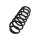 Suspension Spring Rear Axle Coil Spring TRISCAN for VW PASSAT and others