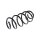 Suspension Spring Front Axle Coil Spring TRISCAN for SKODA OCTAVIA and others