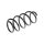 Suspension Spring Front Axle Coil Spring TRISCAN for SKODA FABIA and others