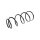 Suspension Spring Front Axle Coil Spring TRISCAN for SUBARU FORESTER